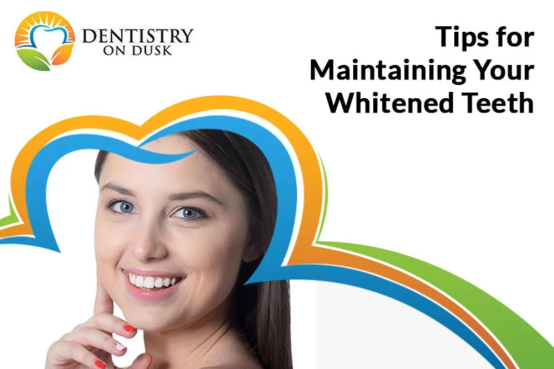 Maintaining Whitened Teeth